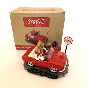 2007 Coca-Cola Boyds Bears Susan & Ronald Sunday Drive Figurine 919988 1st Ed